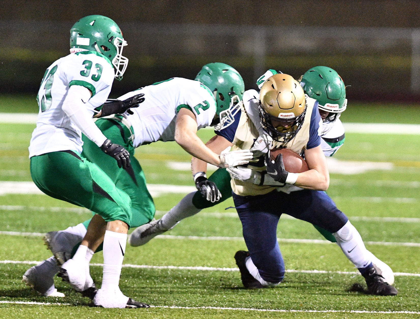 Heelan vs Storm Lake football